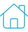 House icon in blue